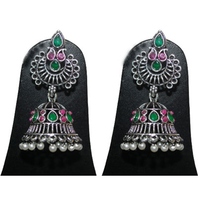 "1grm Fancy Ear tops (Jhumkas) - MGR -1315 - Click here to View more details about this Product